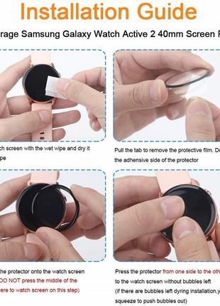 Защитная пленка с рамкой для смарт часов xiaomi mi watch color (1 шт.)7 фото