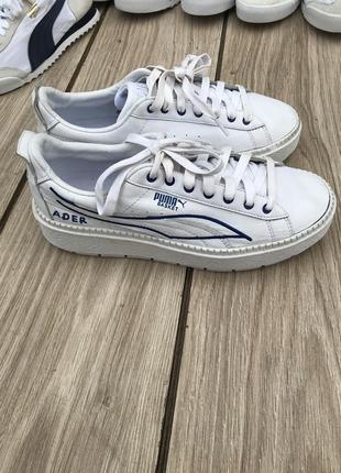 Кроссовки puma platform trace aderout blue white кроссовки для спорта бега атлетики спорт зала5 фото