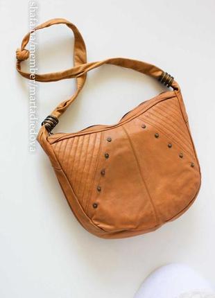 Кожаная сумка шопер, натуральная кожа полностью