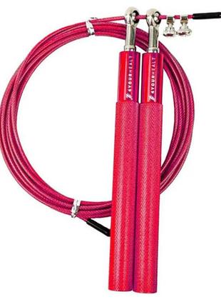 Скакалка скоростная jump rope premium 0194   красный (56576022)1 фото