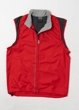 Nike clima-fit vintage nylon jacket windbreaker vest 2 in 1 мужская куртка8 фото