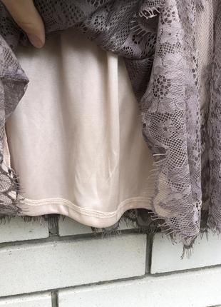 Кружевная ,гипюровая,ажурная юбка h&m8 фото
