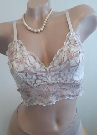 Кружевное белье, бюстгальтер без косточек размер 80в