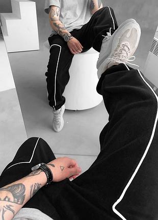 Стильні штани з світло-відбиваючою стрічкою 🕶