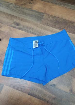Шорти adidas блакитні дря бігу l, 44 розмір
