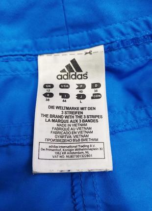 Шорты adidas голубые дря бега l, 44 размер3 фото