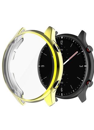 Захисний чохол для смарт годин amazfit gtr 2/2e золотистий