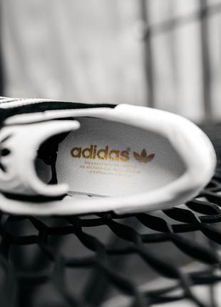 Женские кеды адидас газель adidas gazelle. кросівки жіночі адідас газель чорні7 фото