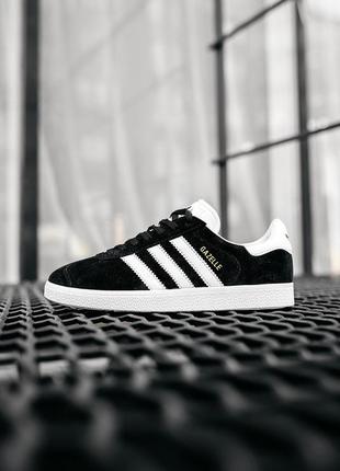 Жіночі кеди адідас газель adidas gazelle. кросівки жіночі адідас газель чорні10 фото