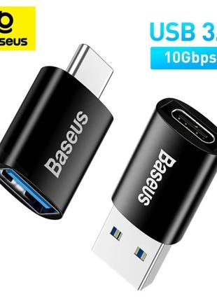 Адаптер baseus usb 3,1 otg usb до type-c  перехідник