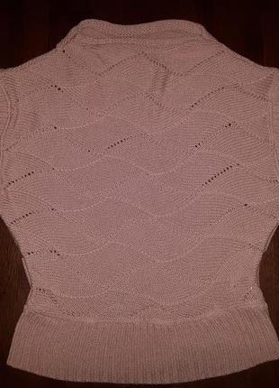 Вязаная ажурная блуза! р.-38