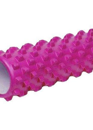Роллер для йоги и пилатеса rumble fi-4942 45см малиновый (33508029), fdso