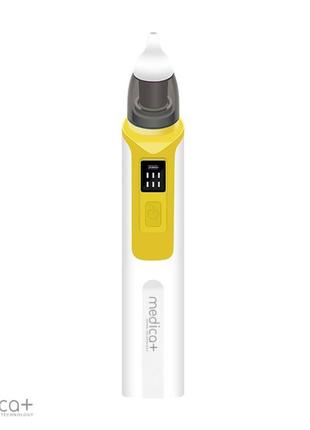 Назальный аспиратор (соплеотсос) medica+ nose cleaner 6.0 yellow гарантия 6 месяцев