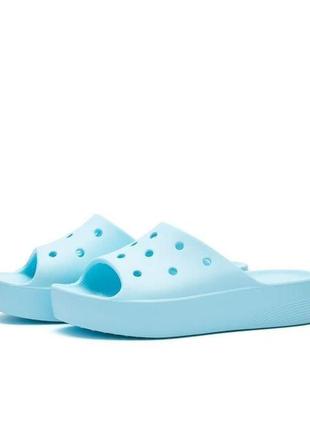 Crocs classic platform slide шльопанці на платформі крокс.