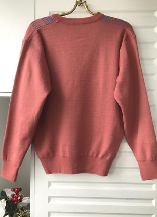 50% шерсть теплая кофта на осень зима весна gabicci оверсайз винтажный свитер5 фото