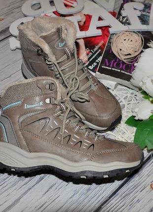 38 размер новые фирменные зимние женские треккинговые ботинки ботинки landrover оригинал2 фото