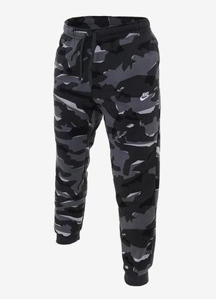 Спортивные штаны nike nsw jogger pants camo grey1 фото