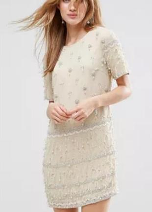 Сукня asos бежева