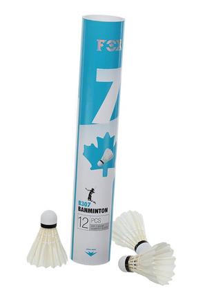 Воланы для бадминтона fox b307 12шт белый (60508754), fdso