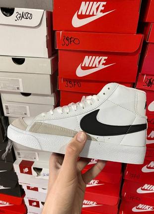 Кроссовки nike blazer mid vintage 77 white