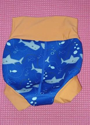Детский неопреновый splash about многоразовый подгузник плавки для бассейна моря пляжа2 фото