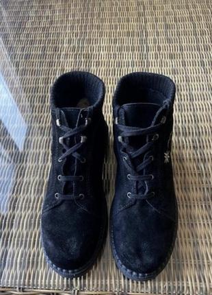 Зимние замшевые ботинки picnic черные утепленные,оригинал3 фото