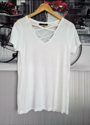 Новая белая футболка размер с-м1 фото