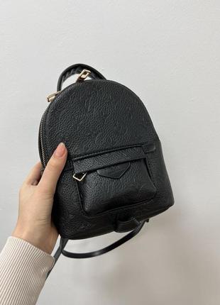 Женский рюкзак louis vuitton palm springs mini black