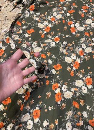 Платье в цветочный принт 4