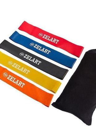 Набір стрічок для фітнесу fb-6413 набор (56363126), zelart