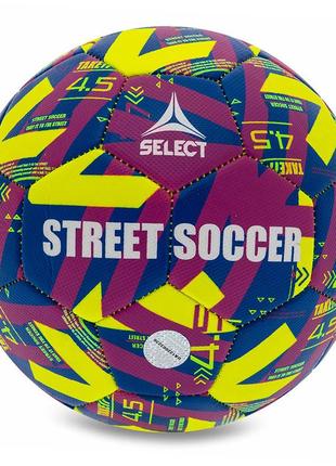 М'яч футбольний street soccer v23 no4,5 жовто-синій (57609024)