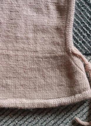 Капор,капюшон,вязаный капор ручной работы