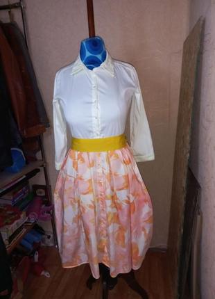 Нежное элегантное сказочное платье 46-48 размер