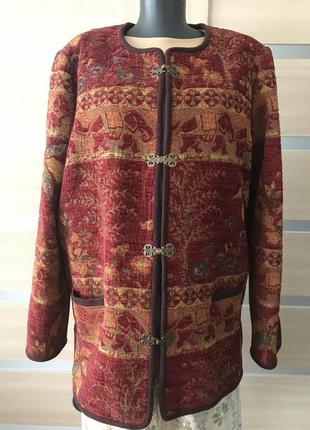 Kamara шикарный пиджак кардиган гобелен