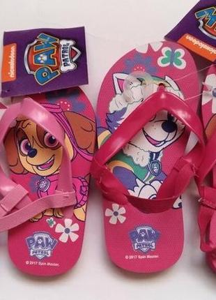 Набір шльопанці скай щенячий патруль дісней