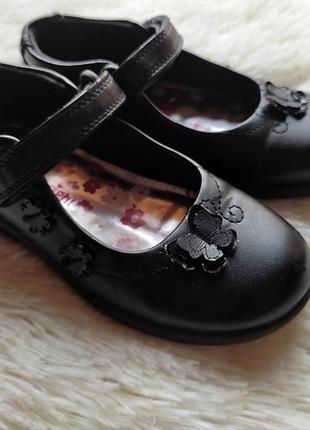 Черная детская, школьная обувь, ботиночки 27 размер