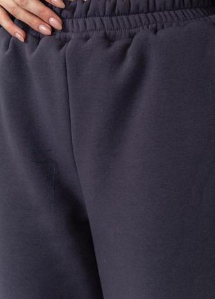 Спорт штаны женские на флисе, цвет темно-серый, 214r1074 фото