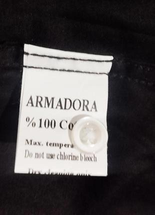 Ексклюзивна модна бавовняна сорочка з декором armadora comfortfit.5 фото