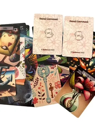 Колода ленорман каваї, kawaii lenormand2 фото