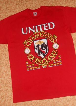 Футболка manchester united champions of england 2011/манчестер юнайтед чемпион англии 2011/vintage