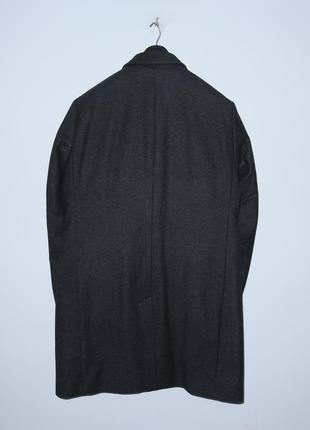 Оригінальне чоловіче утеплене шерстяне пальто hugo boss розмір 509 фото