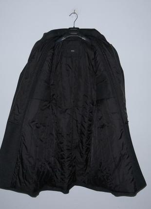 Оригінальне чоловіче утеплене шерстяне пальто hugo boss розмір 505 фото