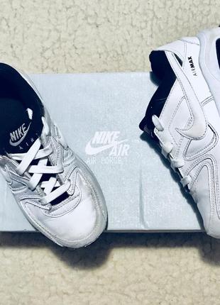 Крутецкие шкіряні кросівки nike air max (оригінал)