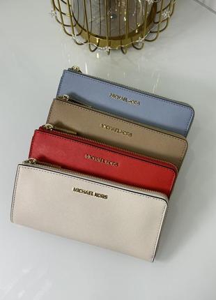 Гаманець брендовий michael kors jet set large wallet шкіра оригінал на подарунок4 фото