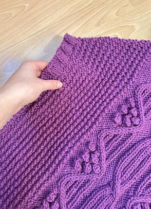 Вязаная жилетка ручная работа