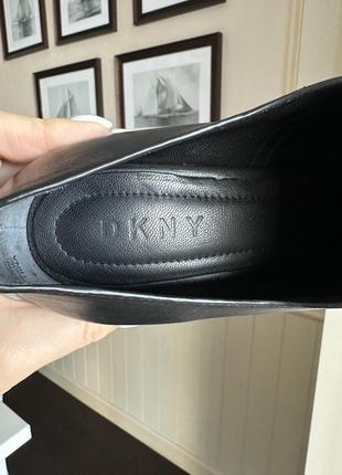 Кожаные туфли dkny8 фото