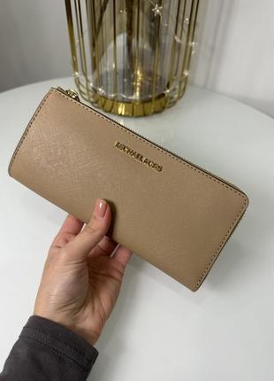 Гаманець брендовий michael kors jet set large wallet шкіра оригінал