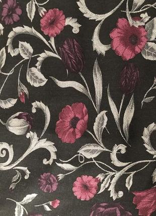 Классная яркая длинная юбка в складки в цветы от petressa, размер 44, укр 52-546 фото