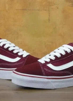 Знижка! кеди vans old skool red white зима winter ❄️ теплые зимние ботинки сапоги fur мех ☔️🌧🌤☀️3 фото