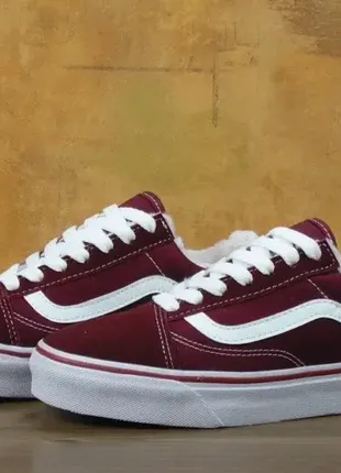 Знижка! кеди vans old skool red white зима winter ❄️ теплые зимние ботинки сапоги fur мех ☔️🌧🌤☀️4 фото